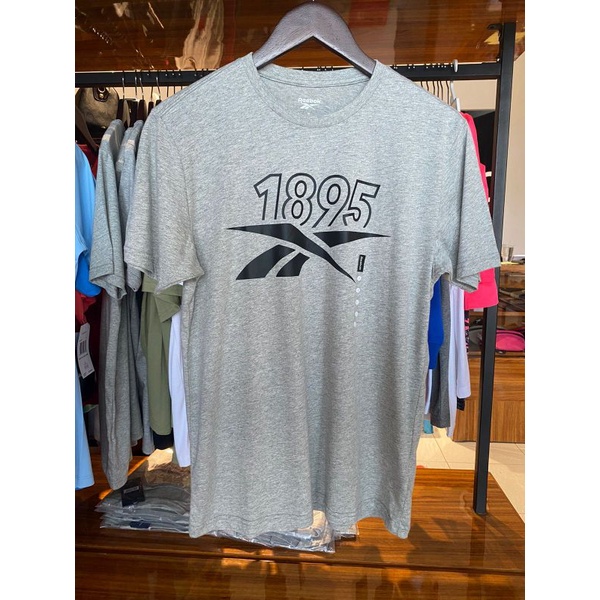 Camiseta Reebok hombre gris