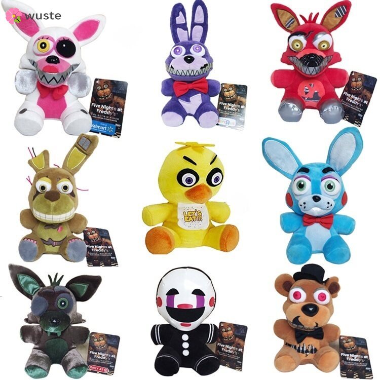 Nueva Llegada Cinco Noches En Freddy S 4 Fnaf Peluche Juguetes De 18 Cm Oso Foxy Chica Bonnie 8750