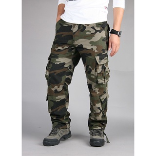 Los Hombres De La Moda Streetwear Casual Camuflaje Jogger Pantalones  Tácticos Militares De Carga Para Droppshipping