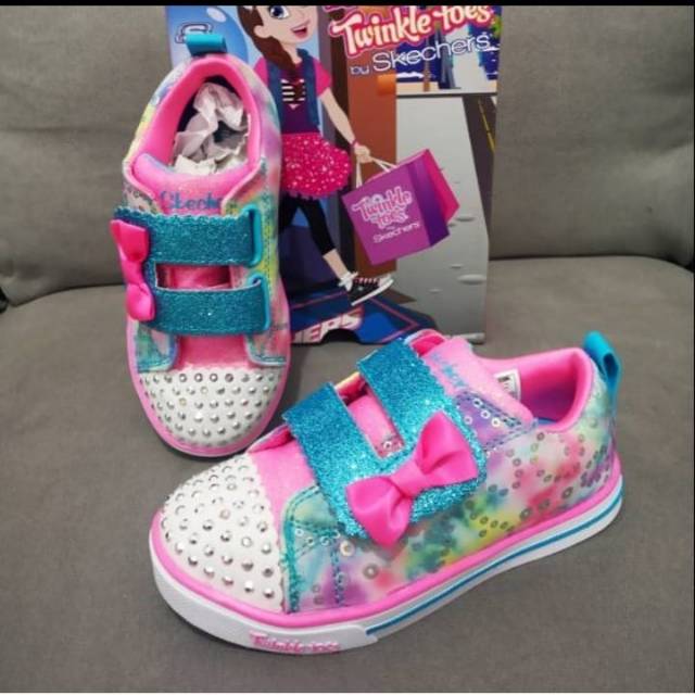 zapatos skechers para niñas luces originales