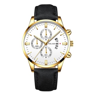 Reloj de hombre de acero inoxidable de moda Reloj de cuarzo con calendario  empresarial de lujo
