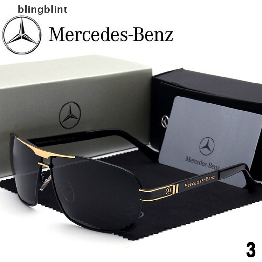 Bling Lentes De Sol Mercedes Benz Polarizados De Metal Clasicos Para Hombre Shopee Colombia
