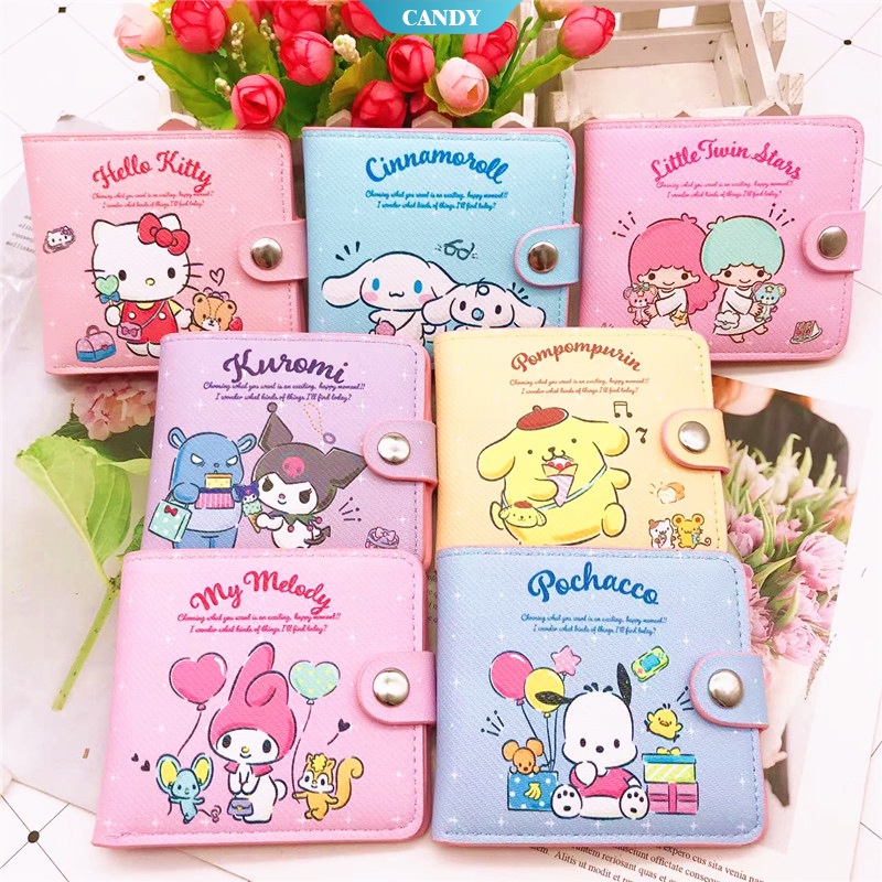 Kawaii Sanrio My Melody Cinnamoroll Kuromi Hello Kitty Nuevo PU Casual ...