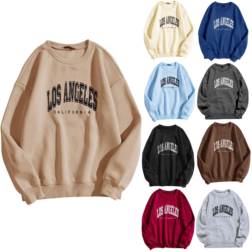 Los Angles Jerseys Mujeres Marr n Tops Manga Larga Abrigo Suelto