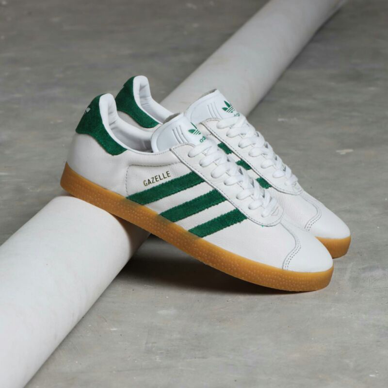 Adidas gazelle cheap blancas y verdes