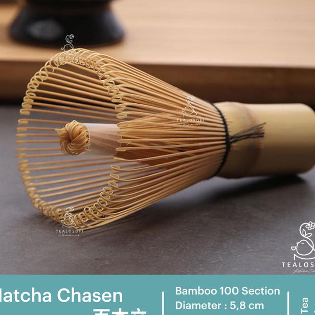 Matcha batidora de bambú