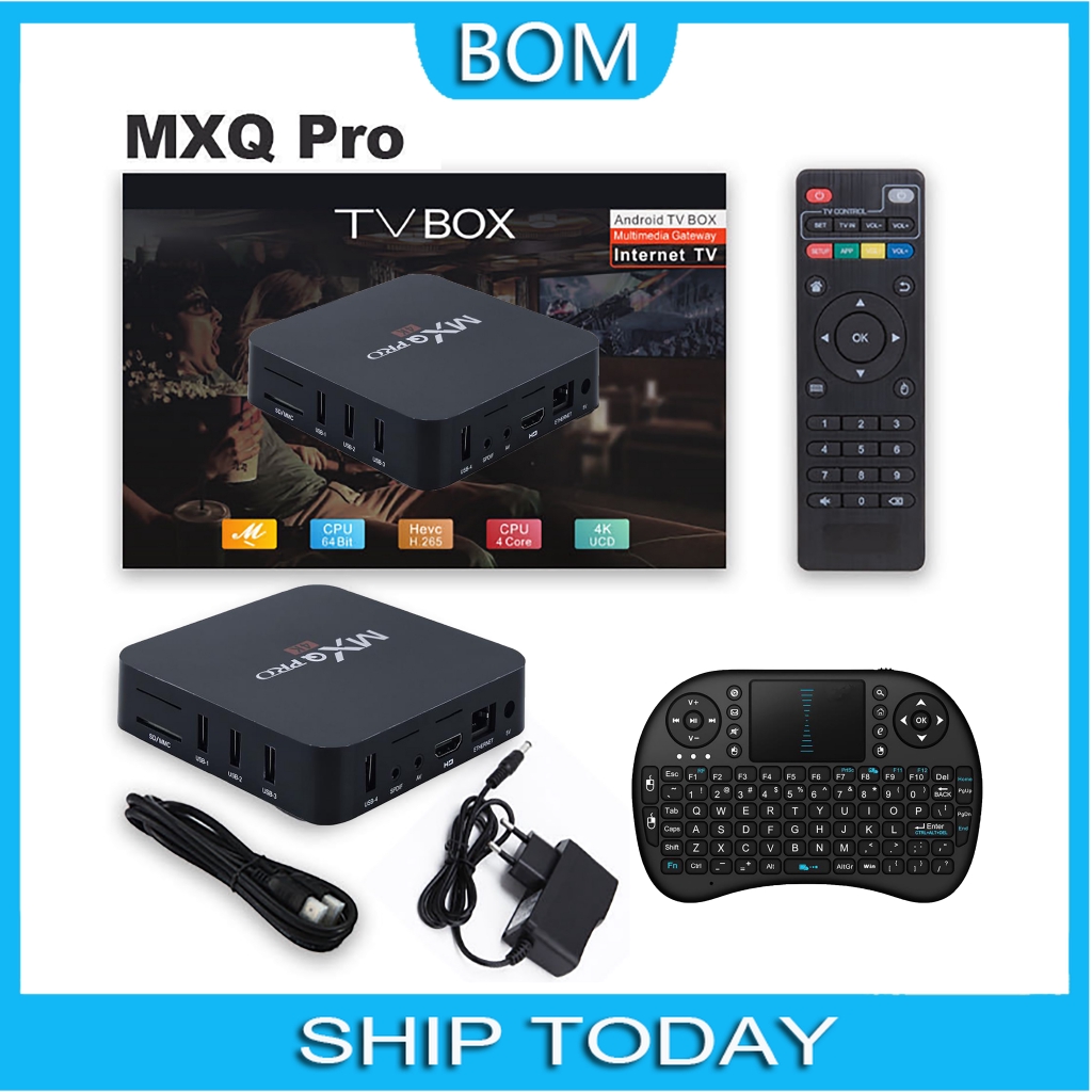 Caixa De Tv Android Mxq Pro Smart Box 4k Ultra Hd 100% Original