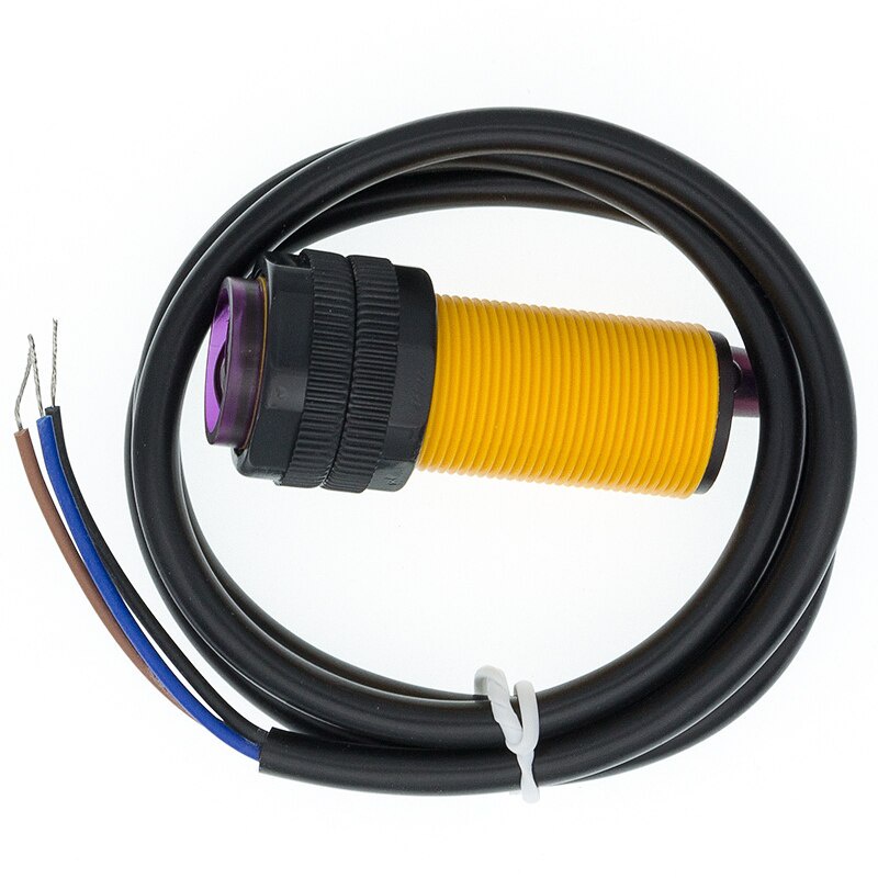 Sensor Fotoeléctrico De Proximidad Retrorreflectivo - AC 90-250V, 3A, Para Puertas Y Garajes (Modelo E3JK-R4M1)