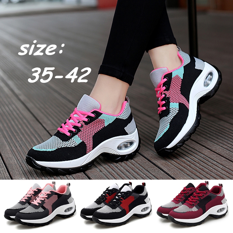 wonew] zapatos deportivos para mujer/zapatos deportivos de malla  transpirable/tenis deportivos