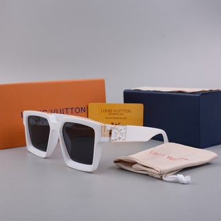 Louis VUITTON LV 96006 marca de lujo diseño de moda clásico estilo  millonario Retro gradiente lente gafas de sol hombres gafas