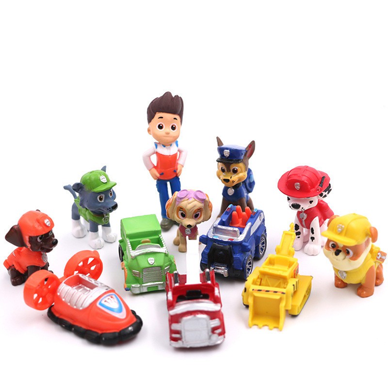 Paw Patrol Unids Set Mini Figuras De Acci N De La Patrulla Canina