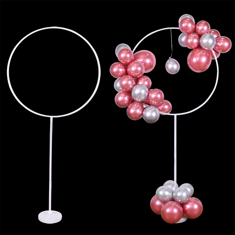 Soporte de anillo de globos de arco globos para baby shower decoración de  boda globos redondo aro titular de cumpleaños fiesta globo balón