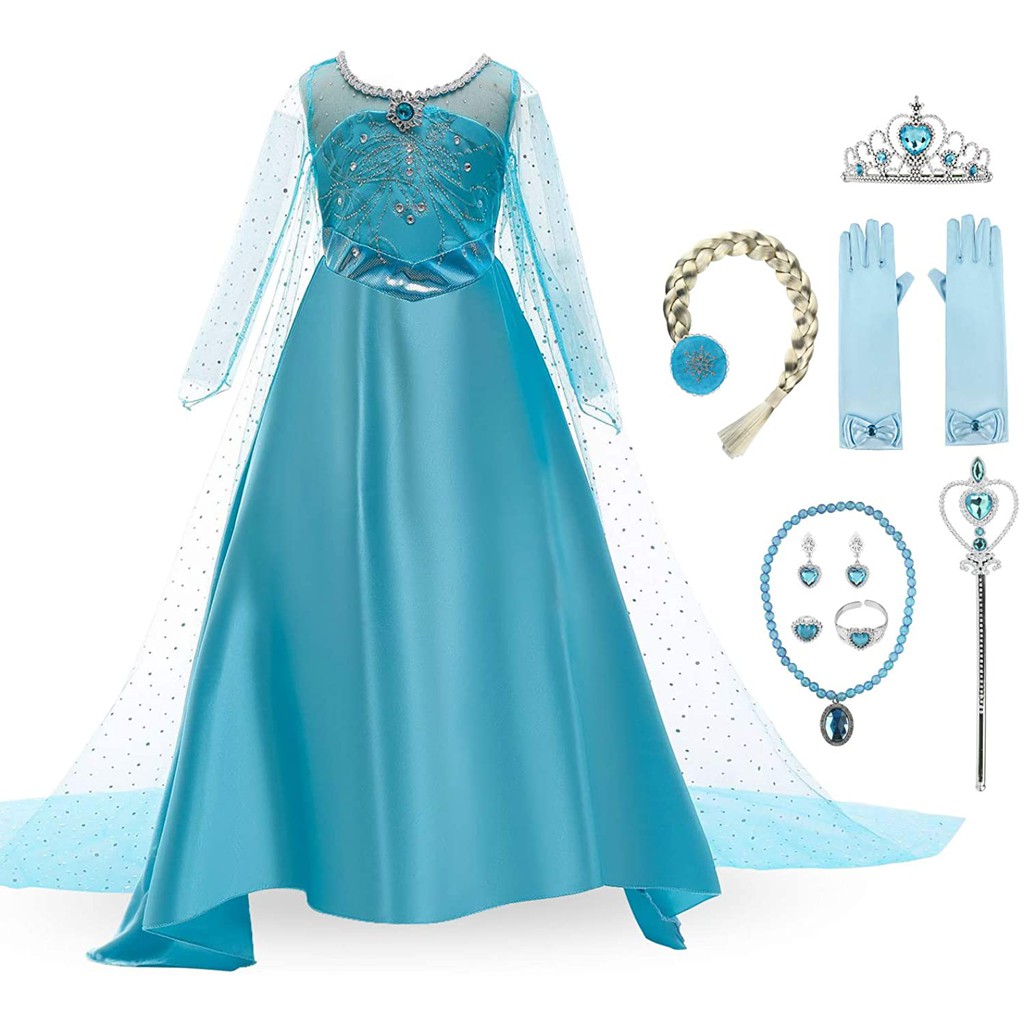 Vestido frozen 2 online blanco