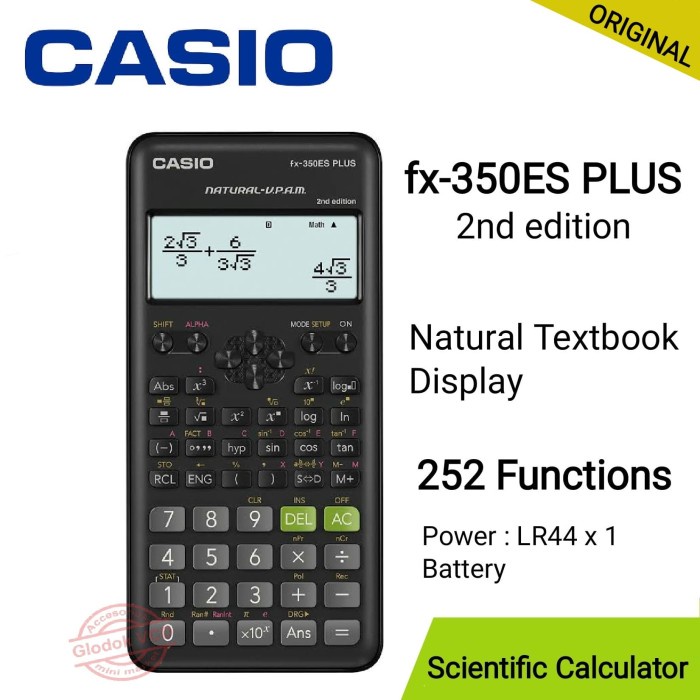 Code6s0x- calculadora científica Casio / FX-350ES PLUS