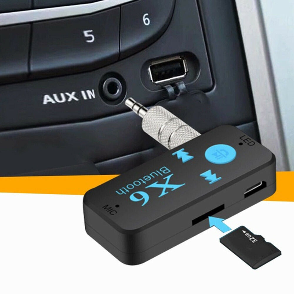 Besign Kit de coche Bluetooth 4.1 para hablar con manos libres y  transmisión de música, receptor de audio inalámbrico con cargador USB de  doble puerto