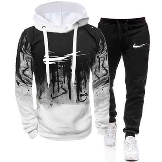  Under Armour Conjunto de sudadera con capucha y pantalones  deportivos de manga larga con logotipo para hombre, Negro/Blanco : Ropa,  Zapatos y Joyería