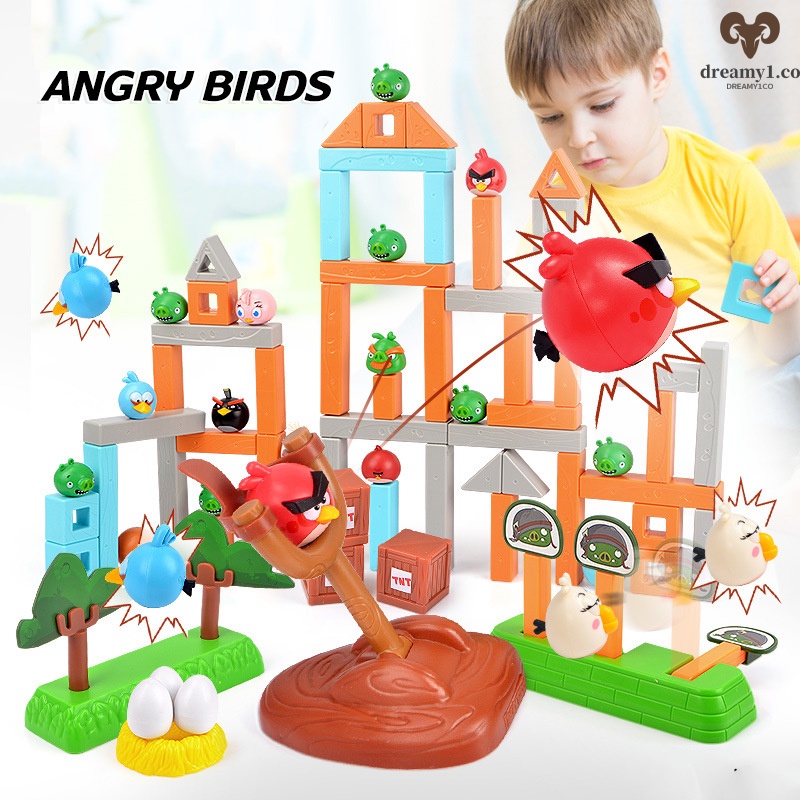 Angry Bird Slingshot Juguete Interacción Catapultas Bloques De ...