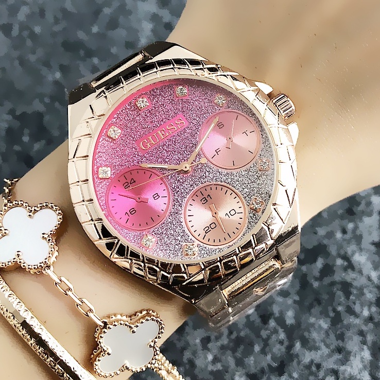 Reloj Guess Colorful Large Dial de cuarzo para mujer Shopee Colombia