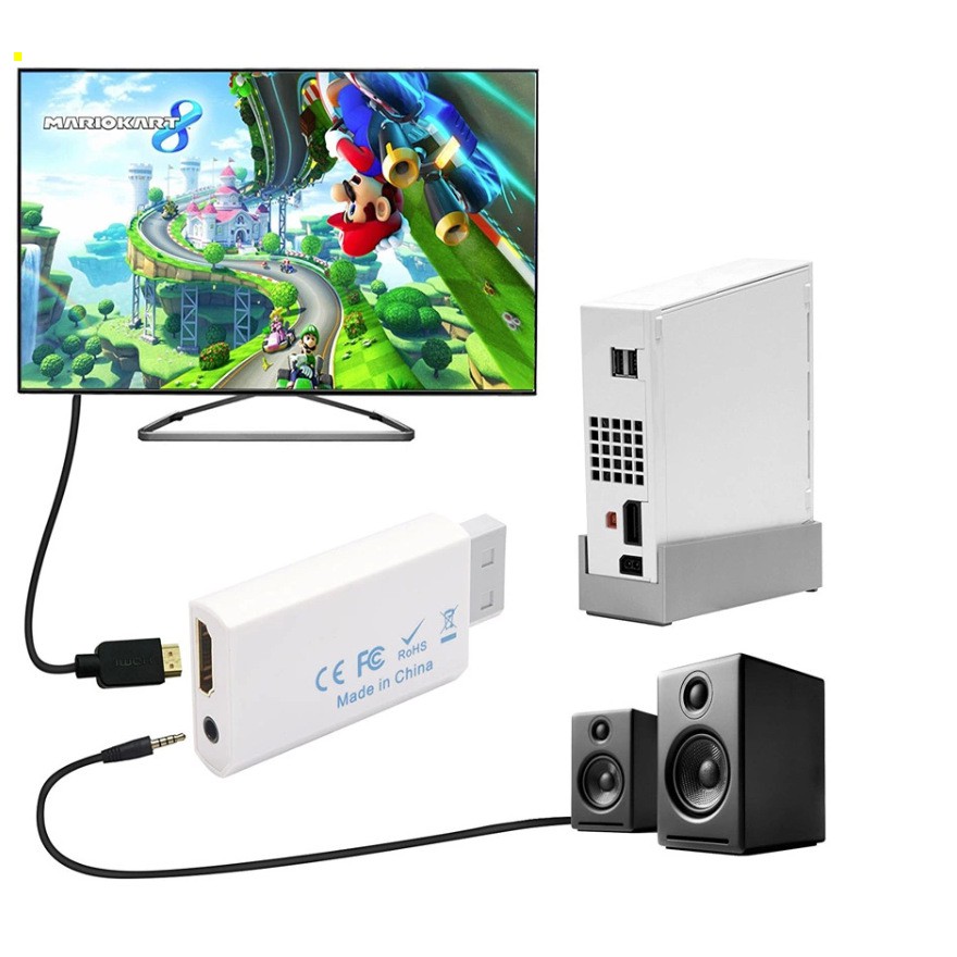 Comprar WII2HDMI Adaptador Convertidor HDMI para Nintendo