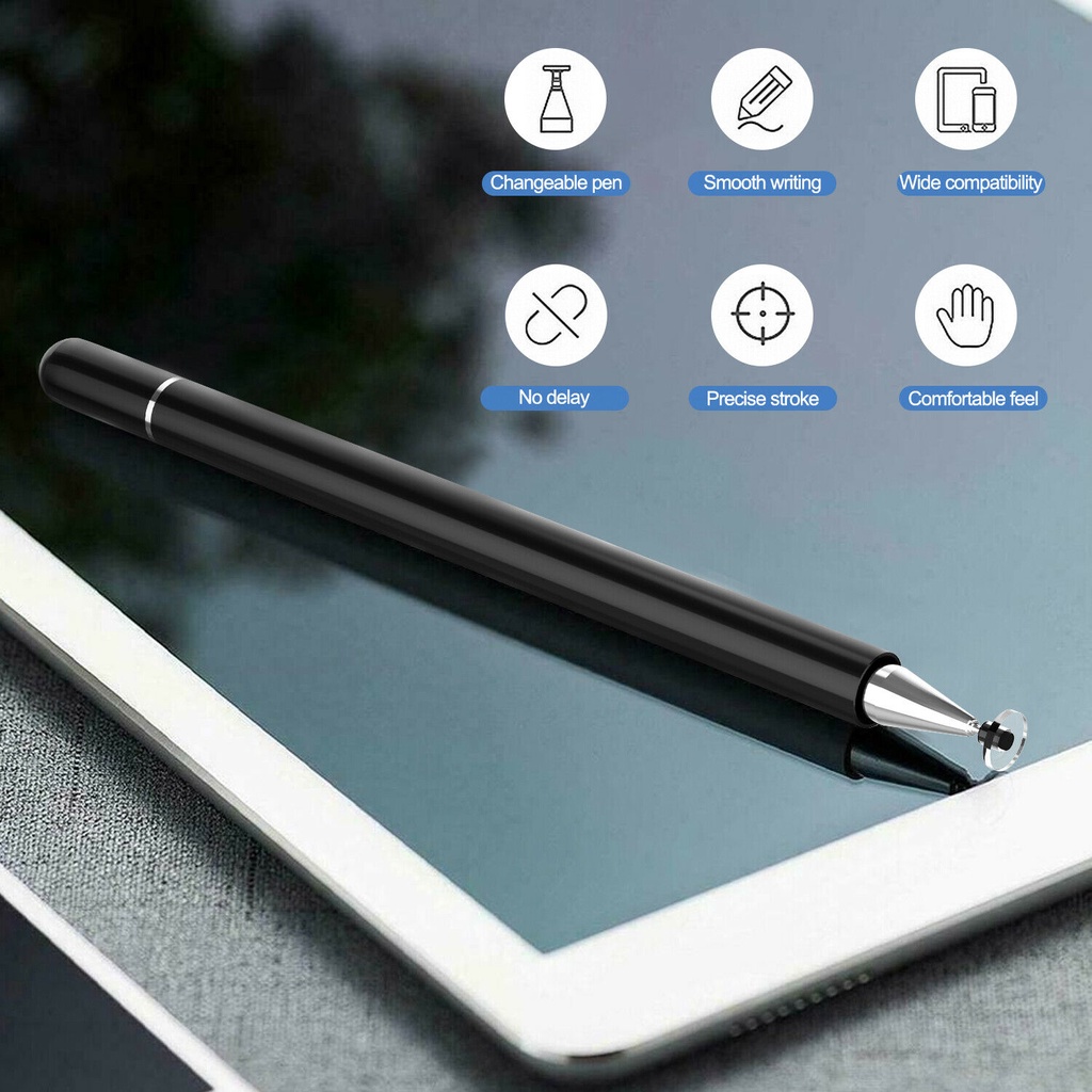 Lapiz Stylus Optico Capacitivo Fino Para Tablet + Envio