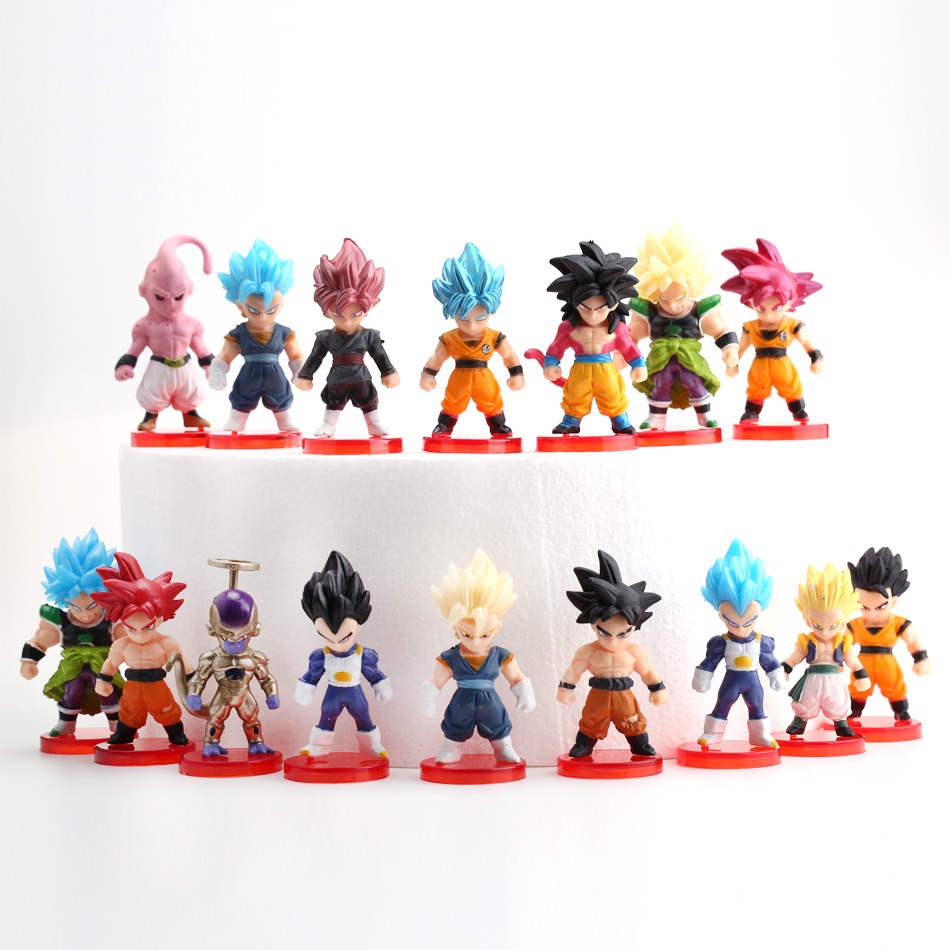 16 Piezas De Figuras Coleccionables dragon ball z | Shopee Colombia