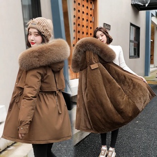  Chaqueta de Invierno de las Mujeres Chaquetas de Mujer Abrigo  de Invierno Abrigo de Piel Mujer Parka Más el Tamaño Largo Abrigo de  Invierno de las Mujeres Abrigo de las Mujeres