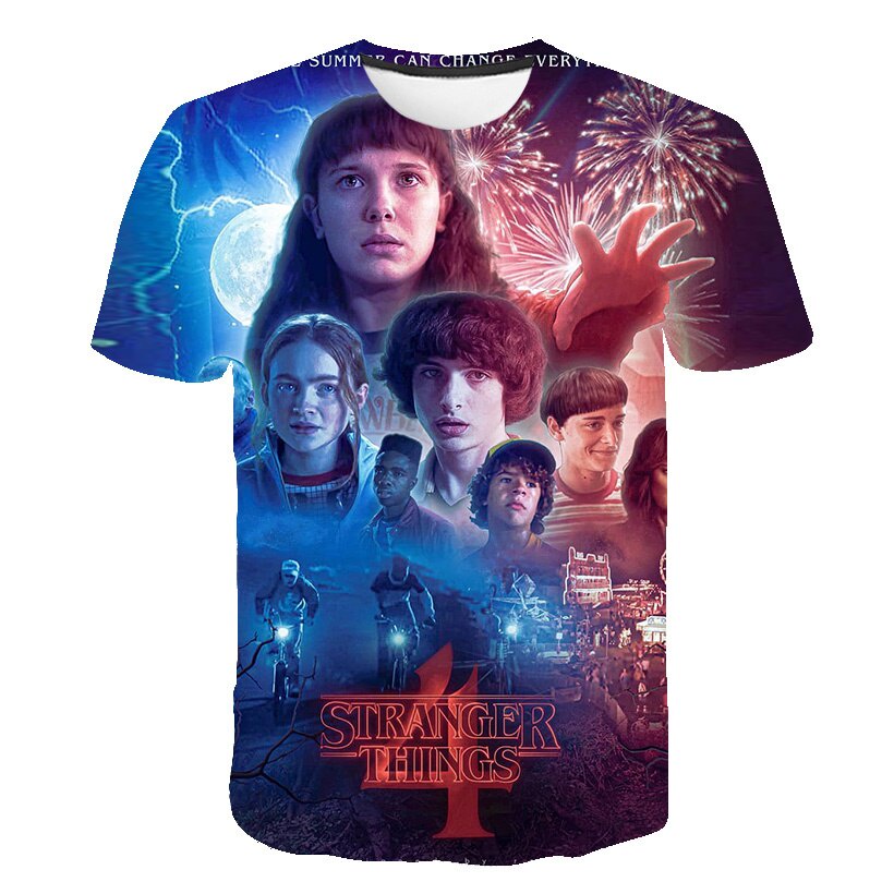 Originalidad 2022 Summer Stranger Things 4 Camisetas Dibujos