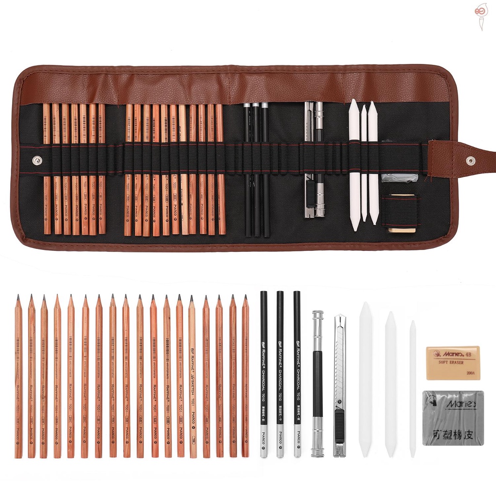 Kit de lápices de dibujo artístico económico. Bocetos, dibujo