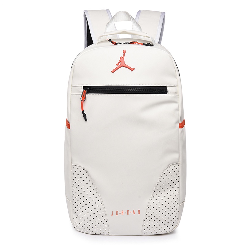 nike original autentico air jordan aj6 mochila de los hombres bolso de hombro de cuero bolsa de ordenador mujer gran capacidad 9a0259