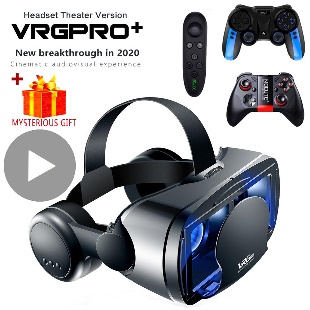Gafas VR de realidad Virtual, auriculares, dispositivos 3D, casco Viar,  lentes inteligentes para teléfonos inteligentes, visor