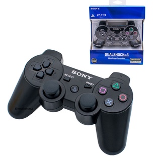 Controlador inalámbrico para PS2 2.4G, doble vibración de choque doble  gamepad para Playstation 2 (paquete de 2 negro)