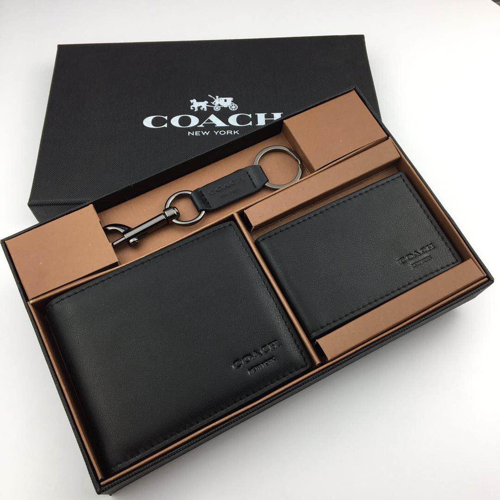 Billeteras para hombre coach sale