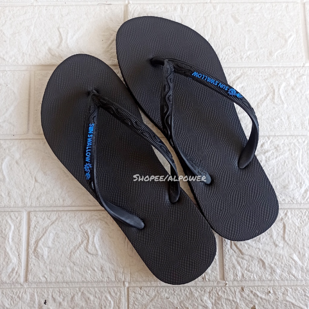 Chanclas best sale negras mujer