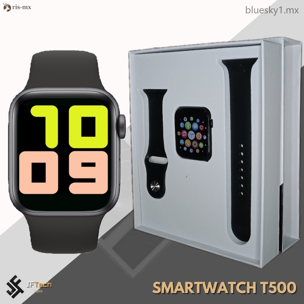 Smartwatch t500 serie 5 características hotsell