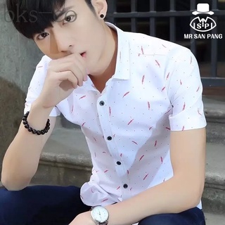 Camisas informales para hombre 2023, camisa para hombre, moda, estampado de  rayas, manga corta, verano, cuello vuelto, botón, ropa para hombre