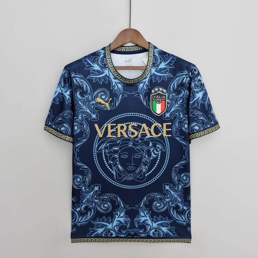 Camisa discount versace azul