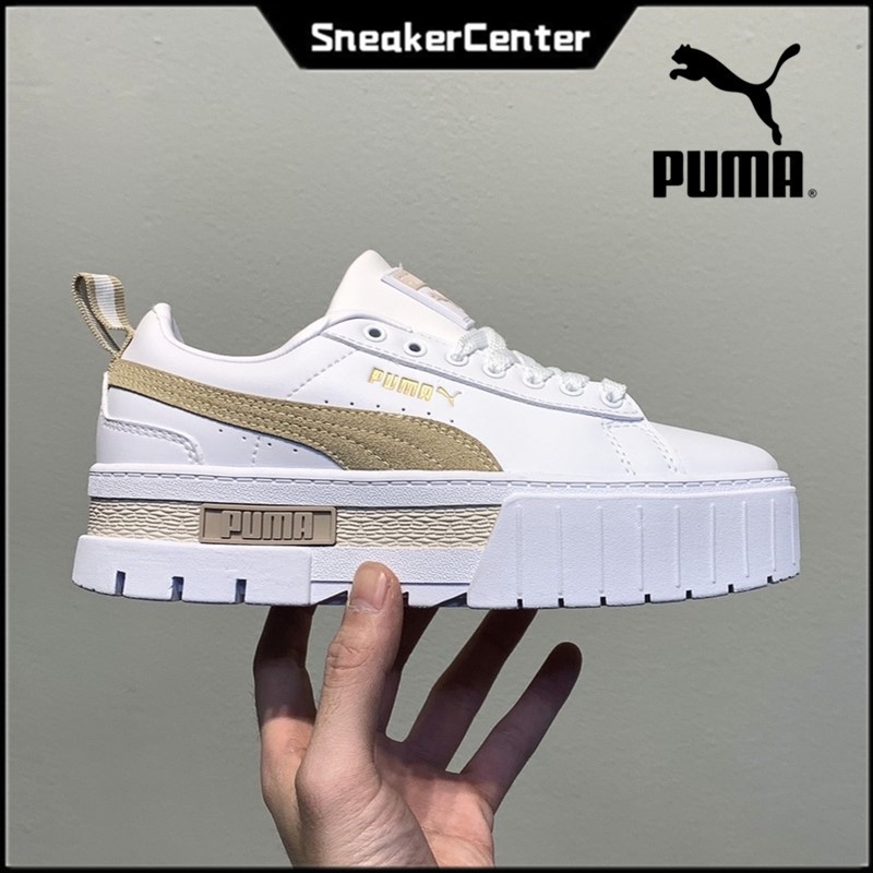 6 Colores Puma Mayze Wn s Cali Zapatos Deportivos Casuales De Suela Gruesa Con Cordones Para Mujer Shopee Colombia