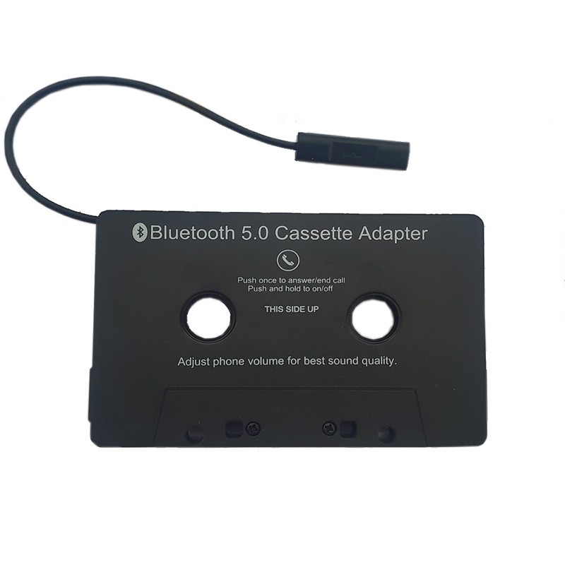 Audio del coche Bluetooth Cassette a receptor auxiliar, reproductor de  cinta Bluetooth 5.0 adaptador auxiliar