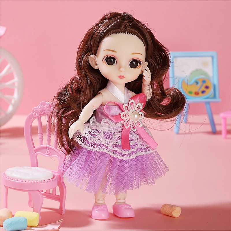 Muñeca Cute De Anime De 16 Cm Con 13 Articulaciones Móviles – Ropa Elegante Y Rostro Dulce, Regalo Ideal Para Niñas Y Coleccionistas