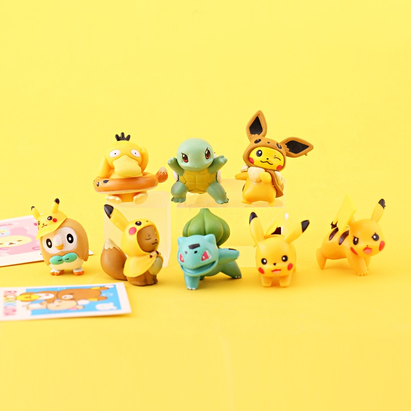 TAKARA TOMY-figuras de PVC de Pokemon Pikachu nuevo Spiderman