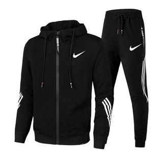 Conjunto de chándal para hombre y hombre, conjunto de 2 piezas, sudadera  con capucha y pantalones de deporte, Jogging chándal para hombre, conjunto  de