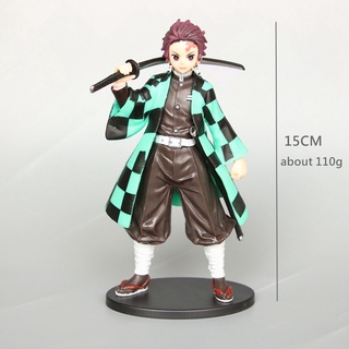 Demon Slayer Figura Conjunto Tanjirou Nezuko Kimetsu No Yaiba Figuras De  Acción Original Japón Anime PVC Modelo Coleccionable Juguetes Regalos