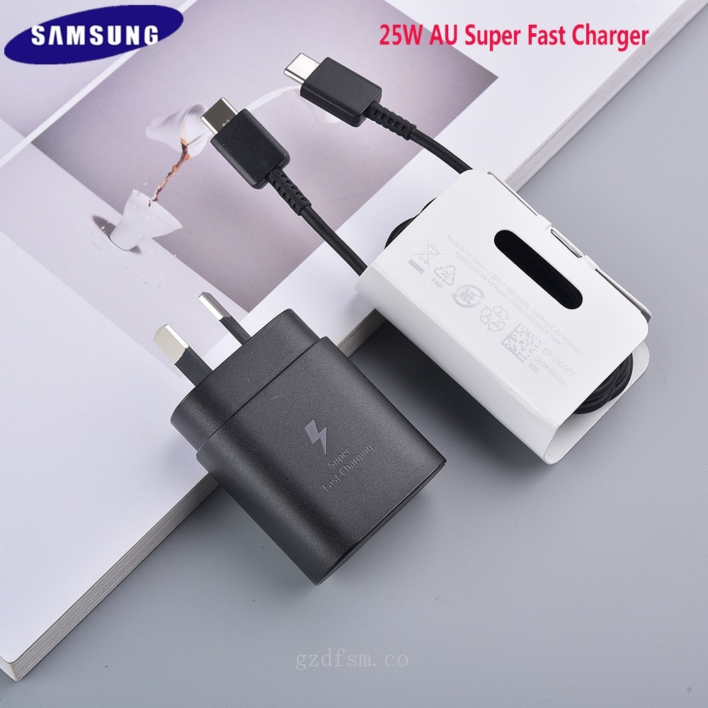 Cargador Samsung Ultra Rapido Original 25w Cable Tipo C A Tipo C