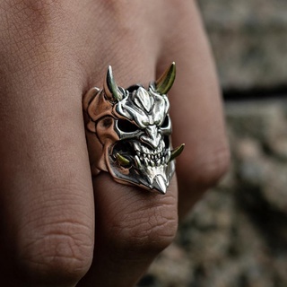 Anillo De Calavera De Hombre Vintage Ira G tico Punk Biker