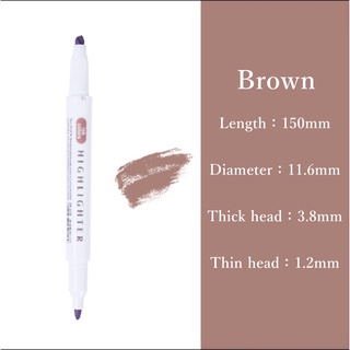 Zebra Mildliner Double Ended Brush Pen - Mild Brown