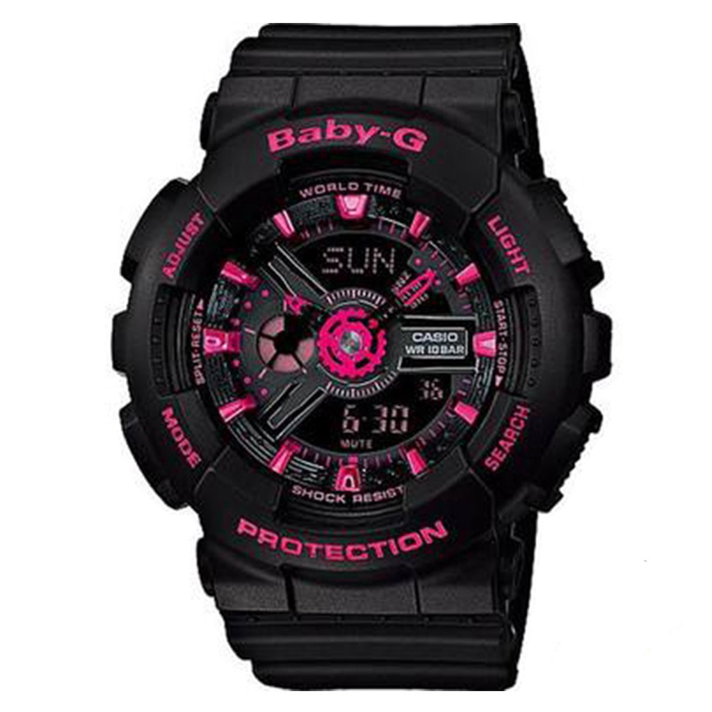 Reloj negro deportivo mujer sale