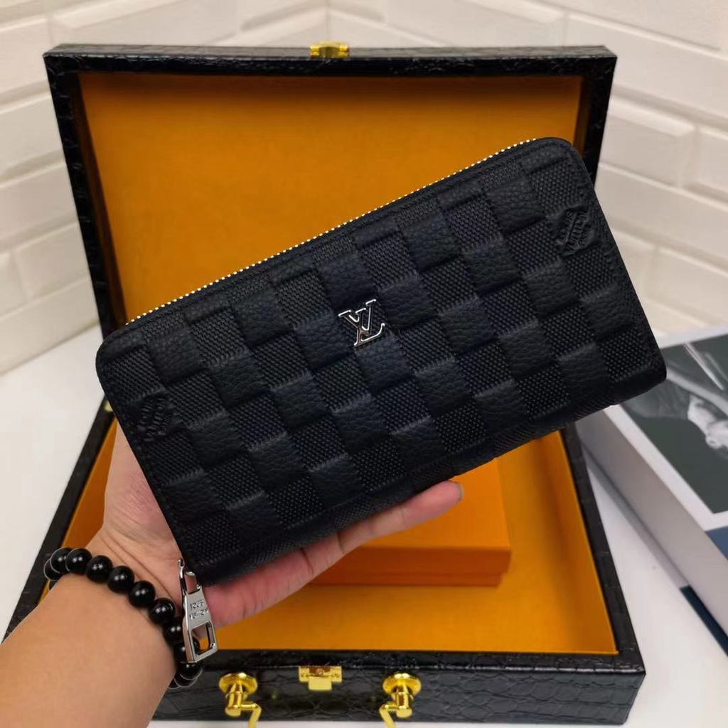 Louis Vuitton 2 billetera con cremallera para mujer con (con caja) Máxima  calidad