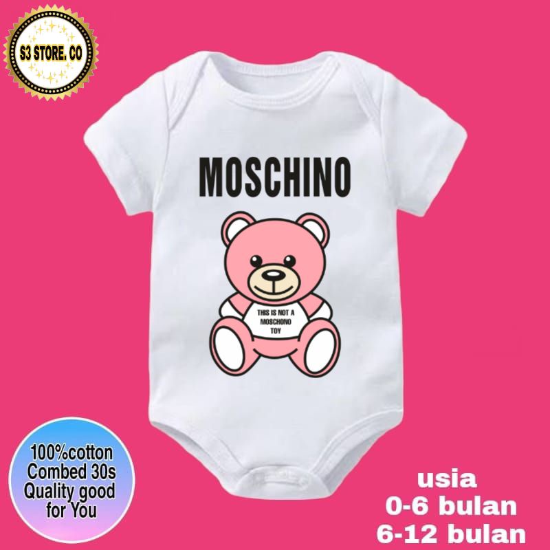 Jumpsuit Body Moschino Bebe Baju Bebé Jumper MOSCHINO