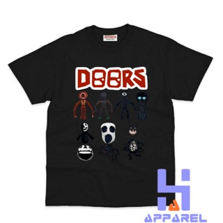 Camiseta infantil Roblox Doors game Roblox portas - Visuarte