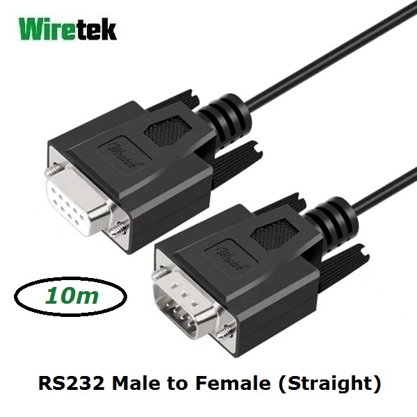 Rs232 Cable Serial macho a hembra 10 metros WIRETEK Shopee Colombia
